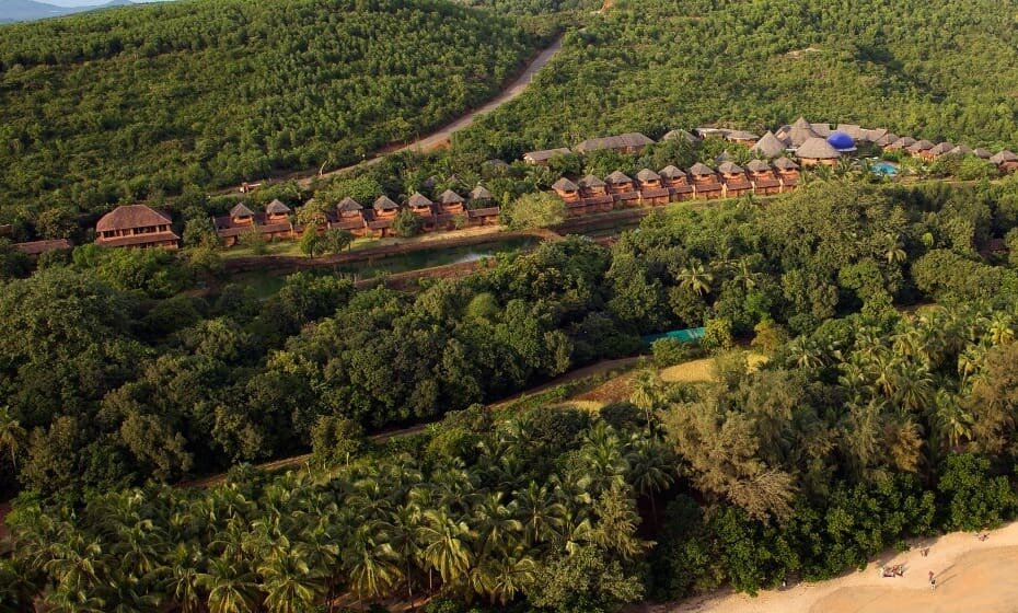 Aerial View of Swaswara Resort, Gokarna