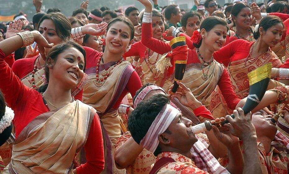 Bihu Dancers, Guwahati