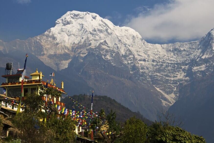 Buddhist Monastery near Pokhara, Nepal