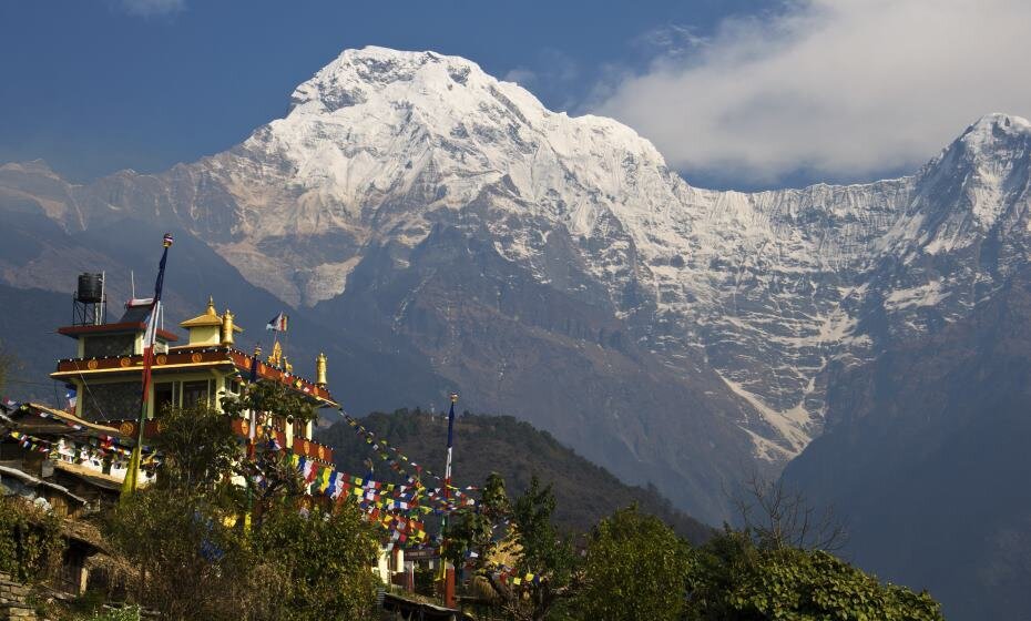 Buddhist Monastery near Pokhara, Nepal