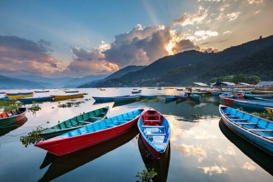 Phewa lake, Pokhara, Nepal