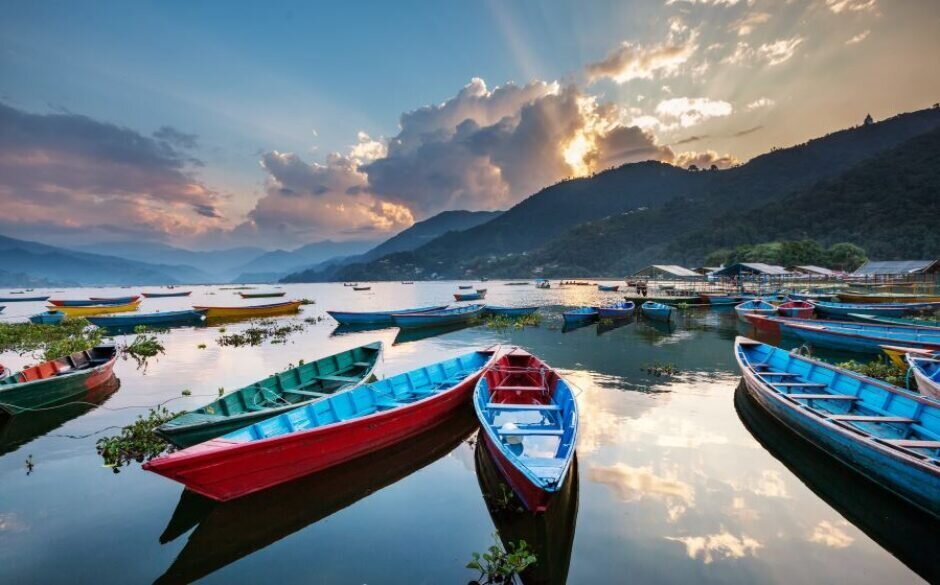 Phewa lake, Pokhara, Nepal