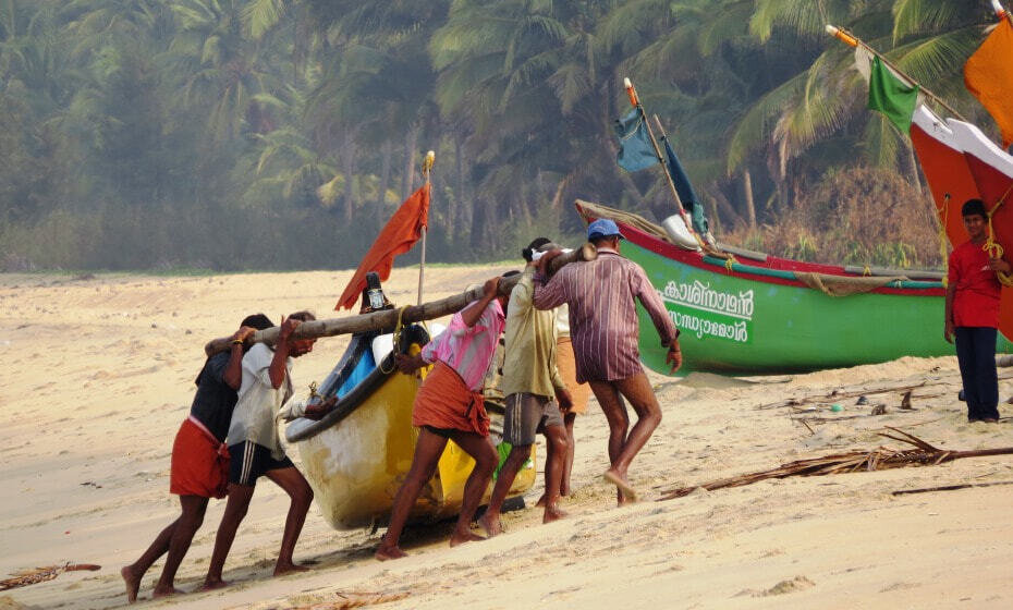 Fisherman at Coastal Village, Nileshwar