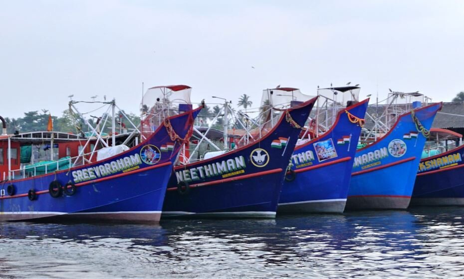 Fishing Boats, Cochin (Kochi), Kerala