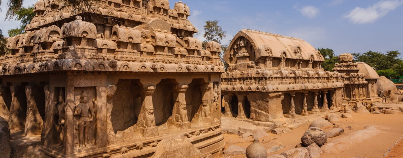 Five Rathas, Mamallapuram (Mahabalipuram), Tamil Nadu