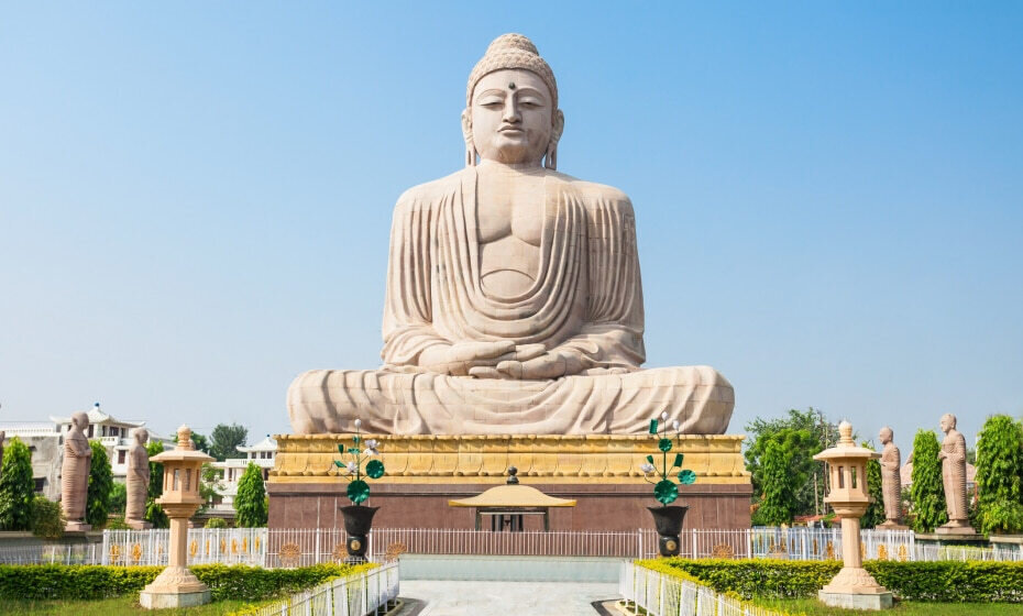 Gaint Lord Buddha Statue - Mahabodhi Temple, Bodhgaya