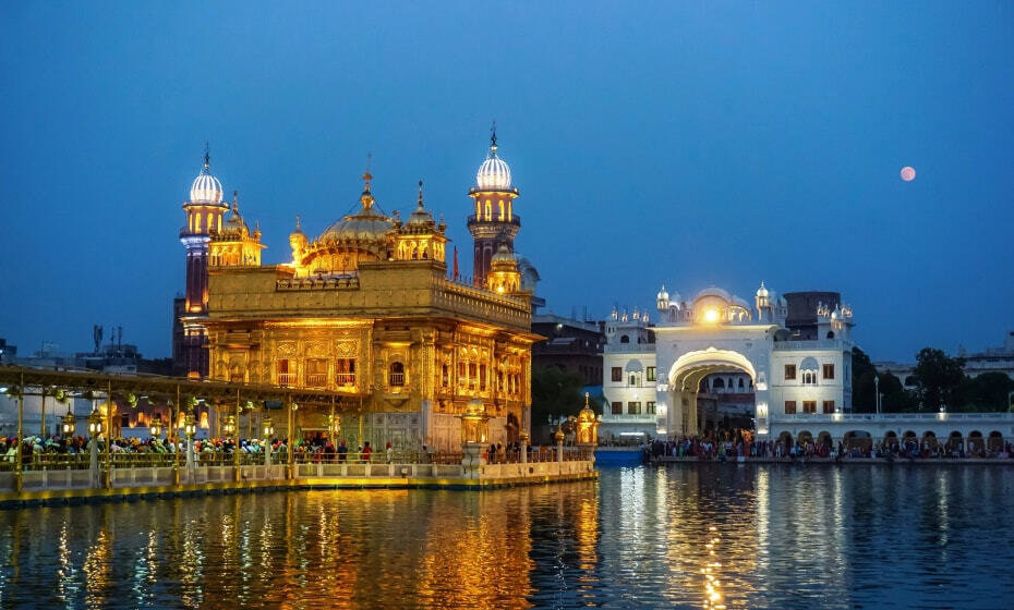 Golden Temple at Night, Amritsar