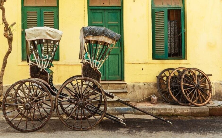Hand Pulled Rickshaws, Kolkata, West Bengal