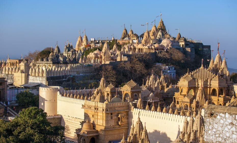 Jain Temples at Shatrunjaya Hill, Palitana, Gujarat