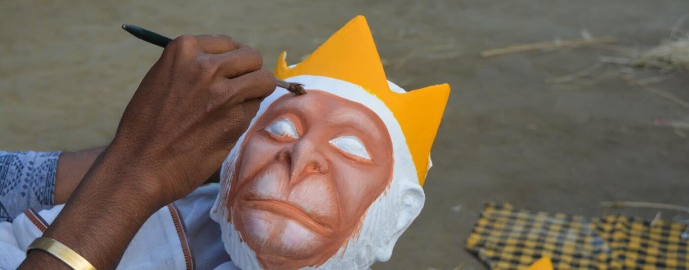 Mask Making, Majuli Island, Assam