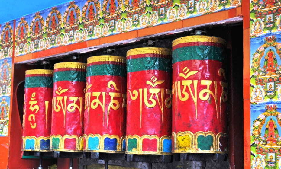 Namgyalma Stupa, Mani Prayer Wheels, Dharamsala