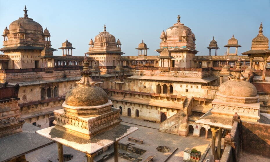 Palace at Sunset, Orchha, Madhya Pradesh