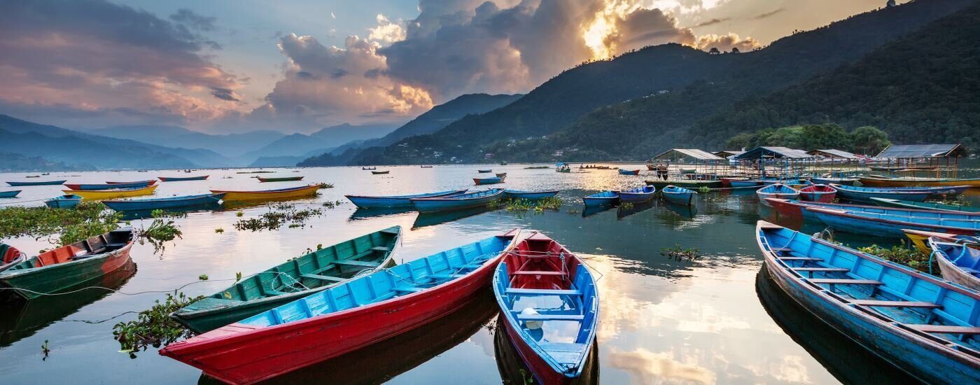 Phewa Lake, Pokhara, Nepal