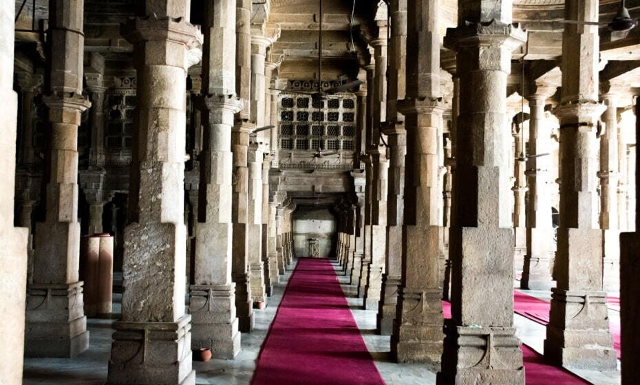 Prayer Room, Jama Masjid, Ahmedabad, Gujarat