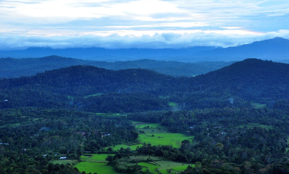 Raja's Seat View, Kodagu (Coorg), Karnataka