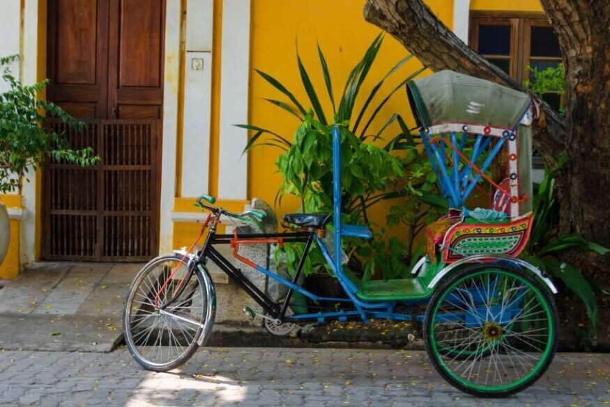 Rickshaw Ride, Puducherry, (Pondicherry)