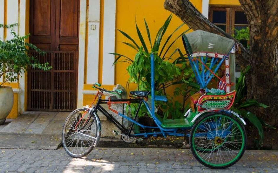 Rickshaw Ride, Puducherry, (Pondicherry)