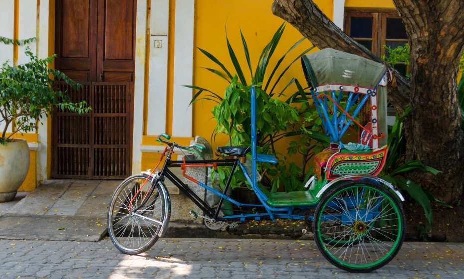 Rickshaw Ride, Puducherry, (Pondicherry)