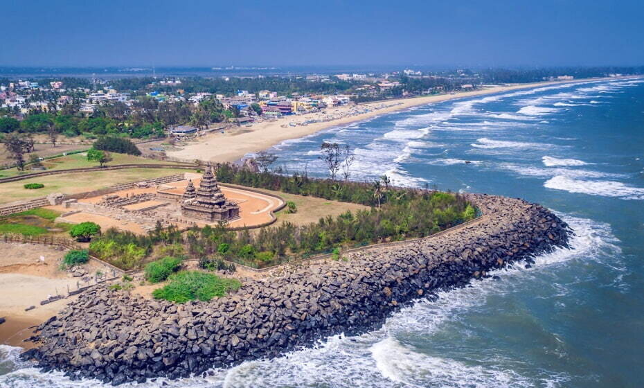 Shore Temple, Mamallapuram (Mahabalipuram), Tamil Nadu