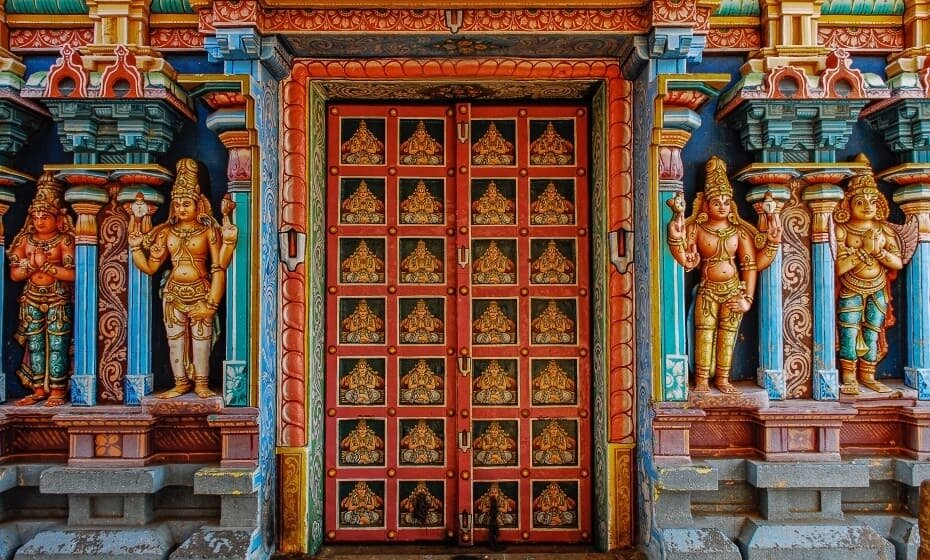 Temple Enterance, Thanjavur (Tanjore), Tamil Nadu
