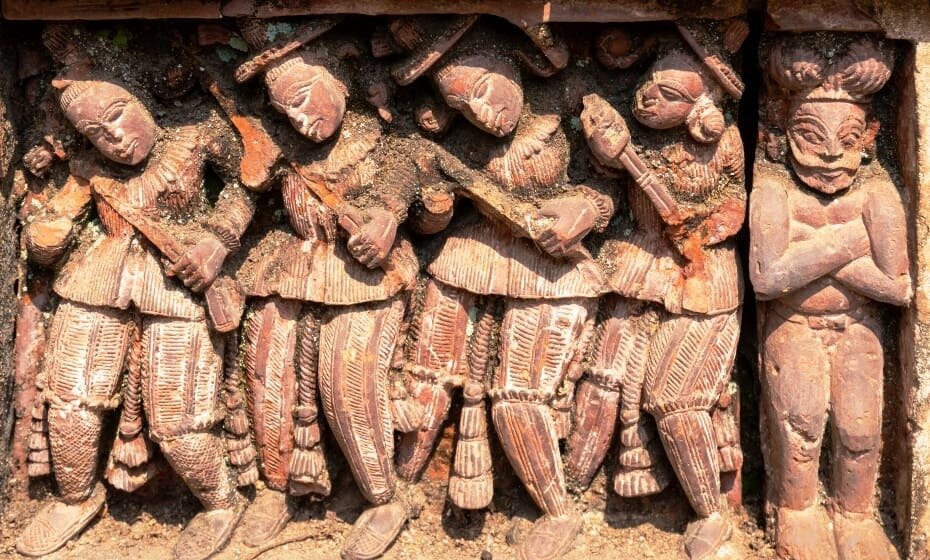 Terracotta Art Works,Lalji Temple, Kalna, West Bengal