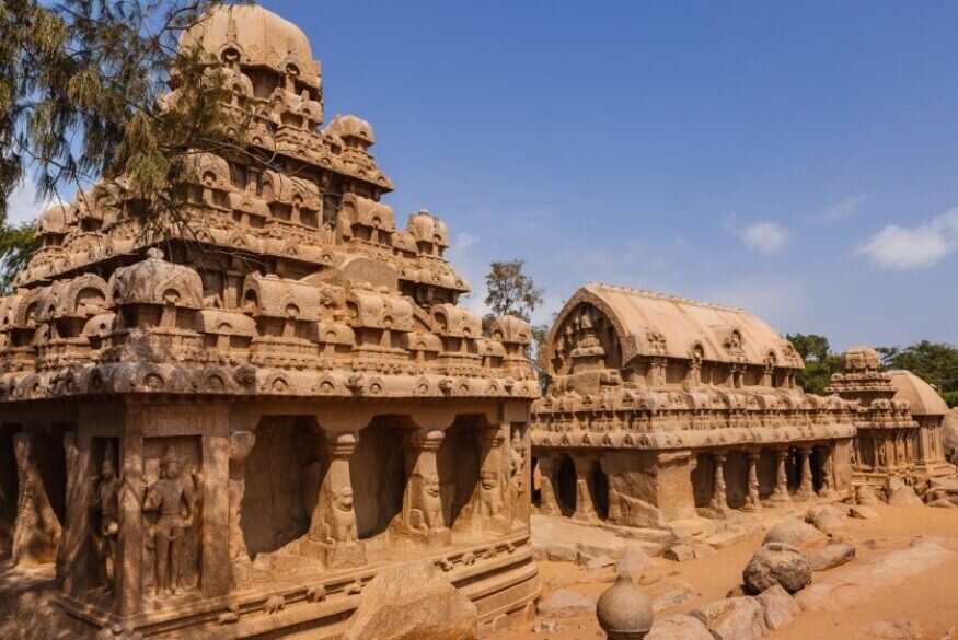 UNESCO World Heritage Site, Mamallapuram (Mahabalipuram), Tamil Nadu