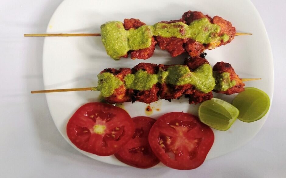 Indian Food to Cook on the Barbecue - Chicken Skewers