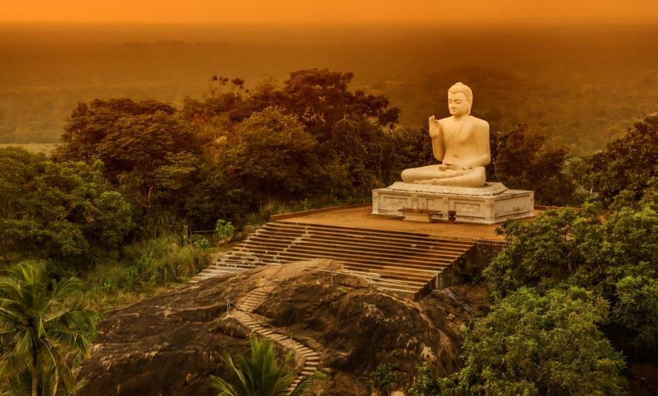 Giant Buddha Statue, Mihintale, Sri Lanka