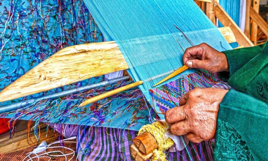 Hands of a Woman Weaving, Bhutan