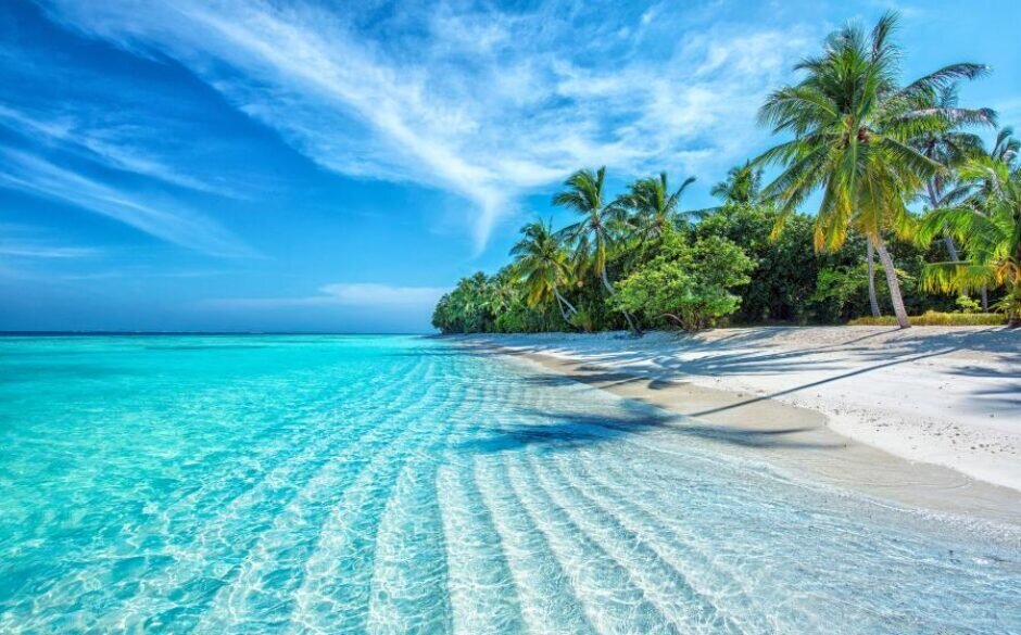 Maldives Islands Ocean Tropical Beach