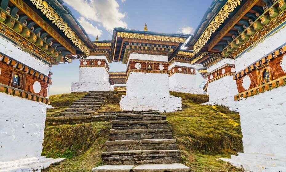 Monument with 108 Choten, Dochula Pass, Bhutan 1