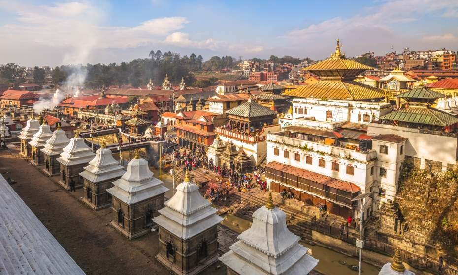 Pashupatinath Temple by Bagmati River, Nepal