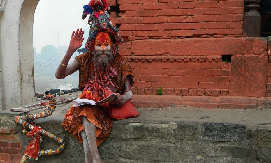 Sadhu Baba in Pashupatinath, Nepal