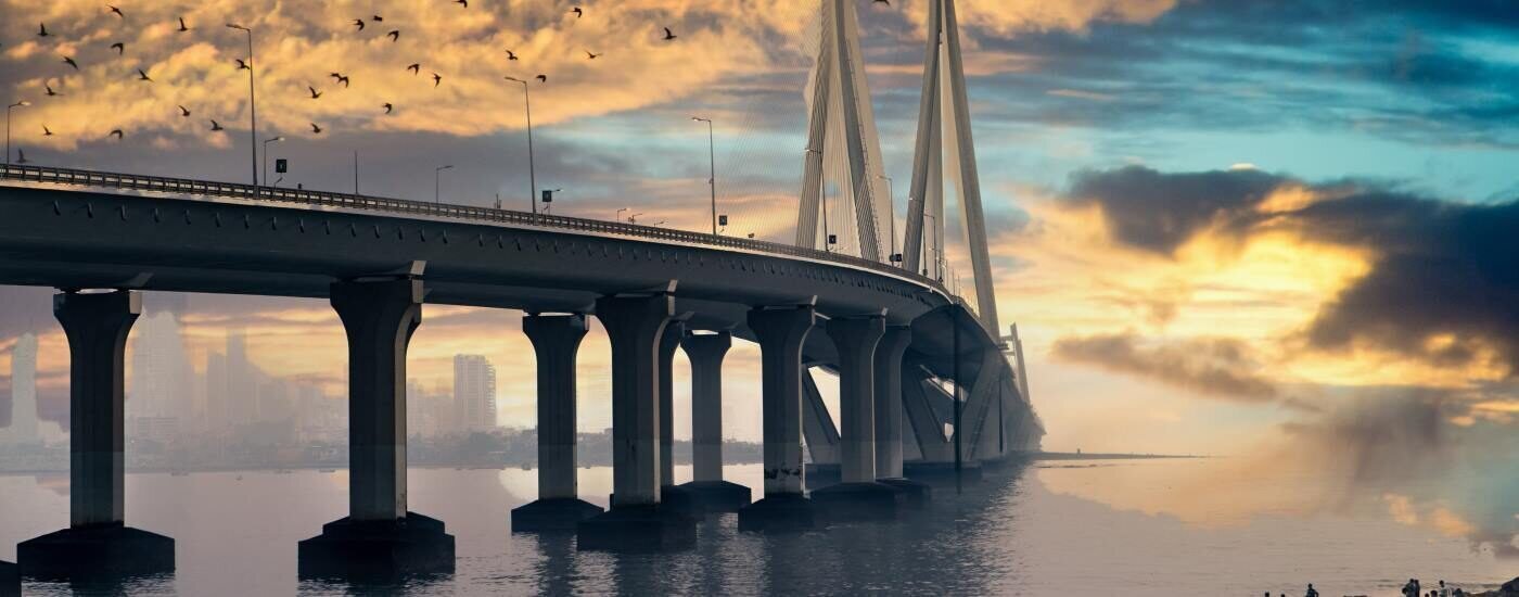 Bandra - Worli Sea Link Bridge, Mumbai, Maharashtra