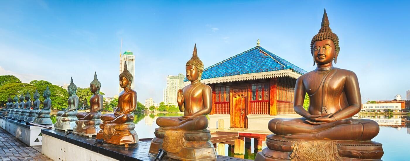 Seema Malaka Temple on Beira Lake, Colombo, Sri Lanka