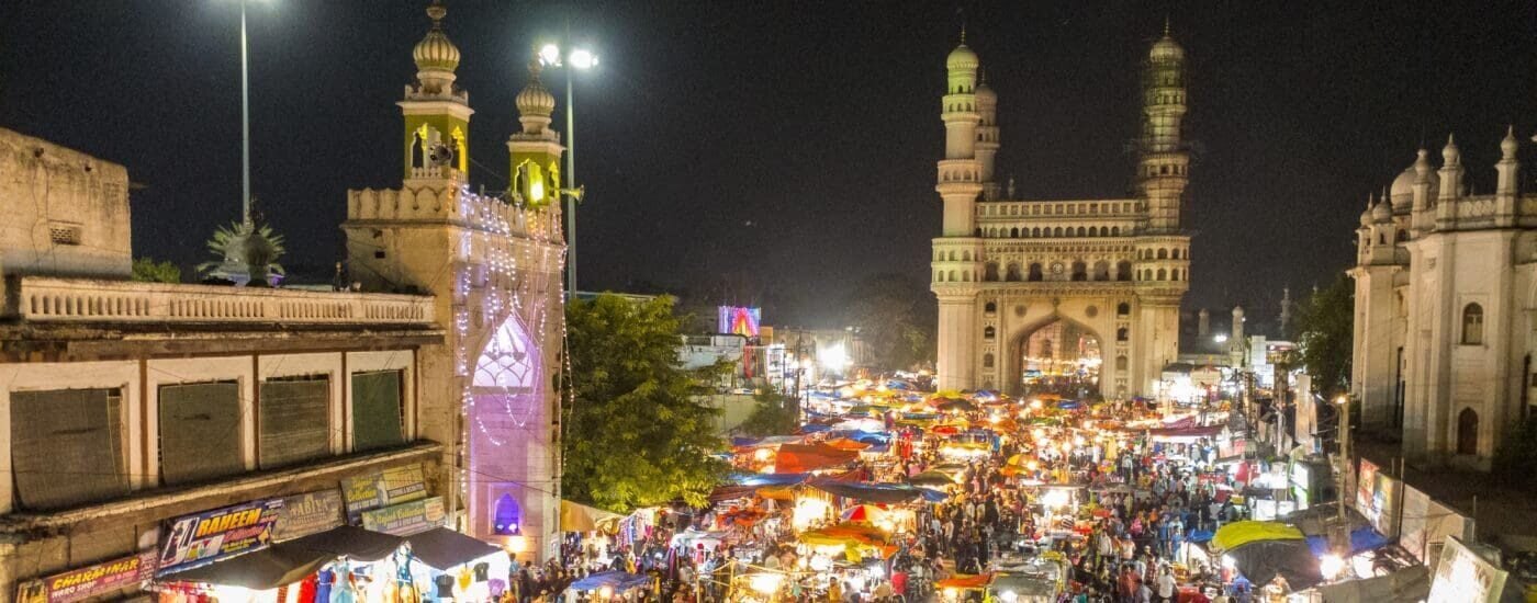 Shopping Bazzar at Charminar, Hyderabad