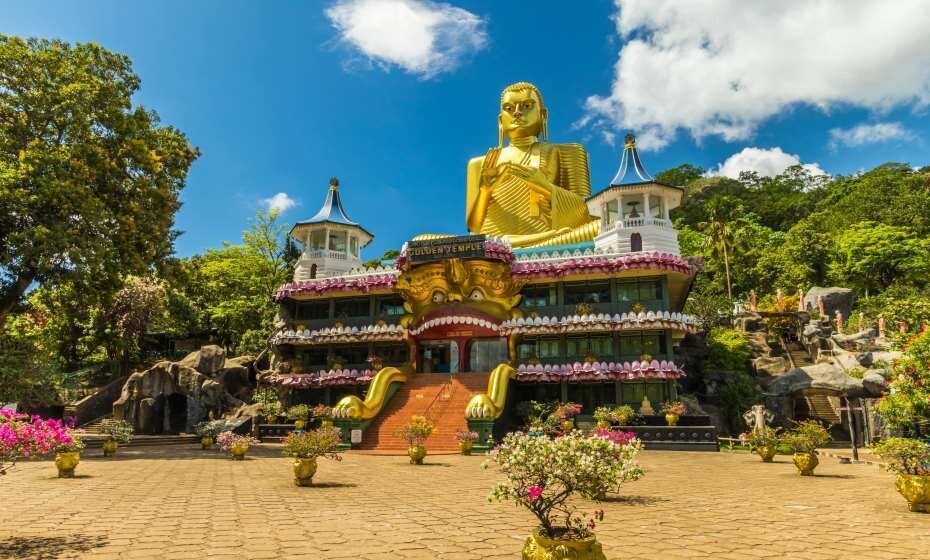 UNESCO Heritage Site, The Golden Temple, Dambulla, Sri Lanka