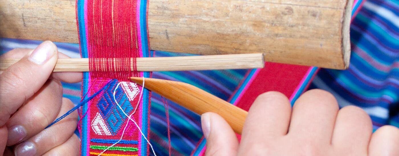 Woman Weaving, Textiles of India Tour