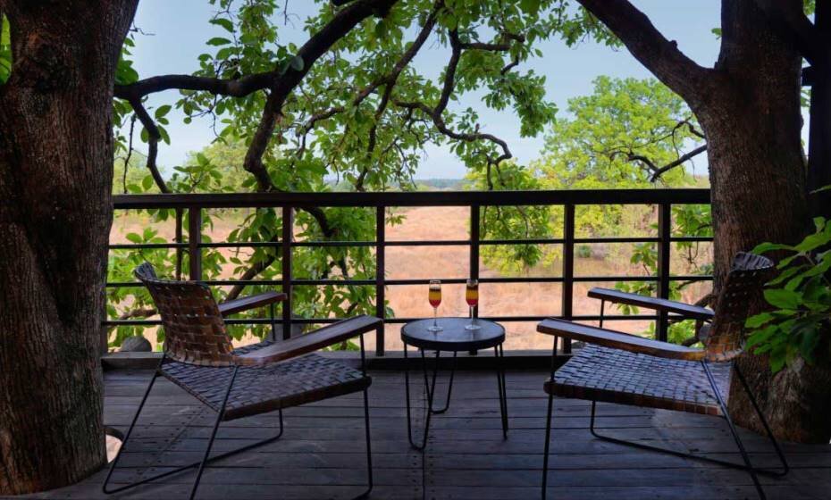 Balcony, Pench Tree House, Pench National Park