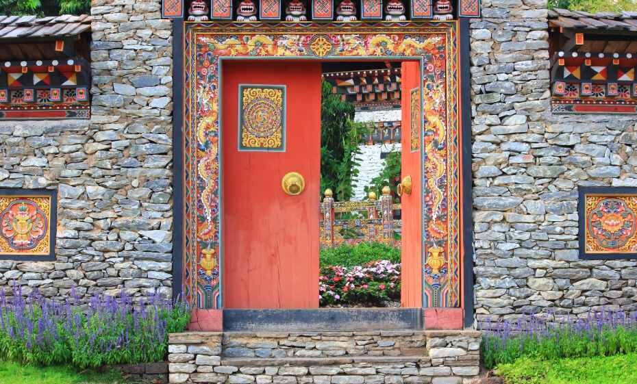 Bhutan Style Door, Bhutan
