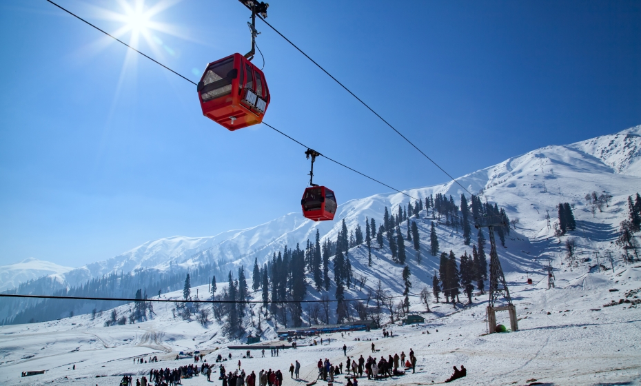Gondola Cable Car Ride, Gulmarg, Jammu and Kashmir