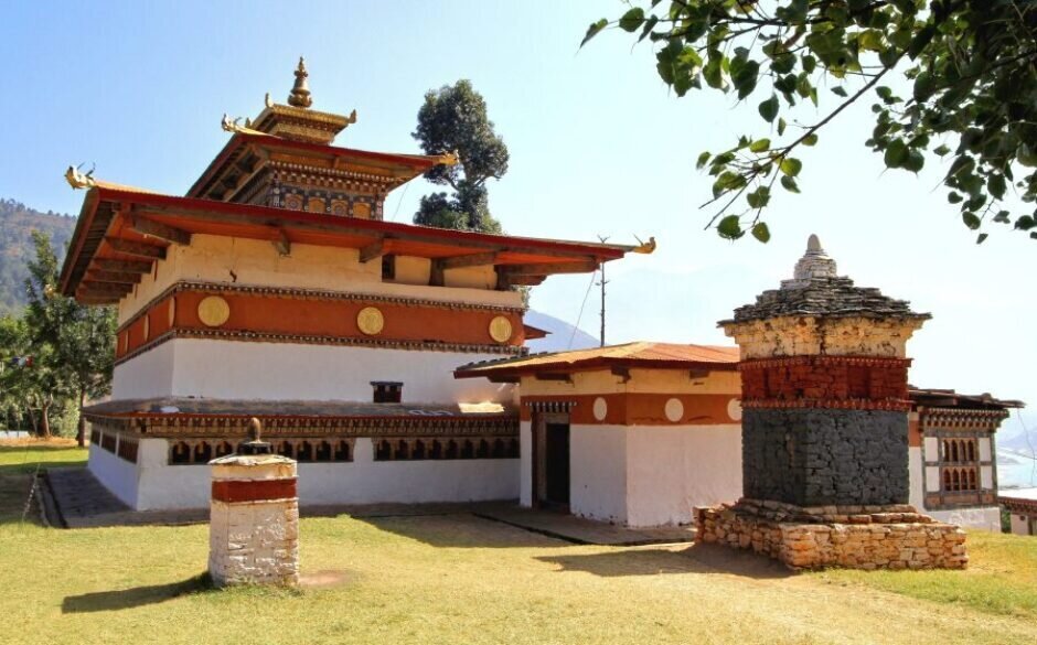 Chimi Lakhang Temple, Buddhist monastery, Punakha District, Bhutan