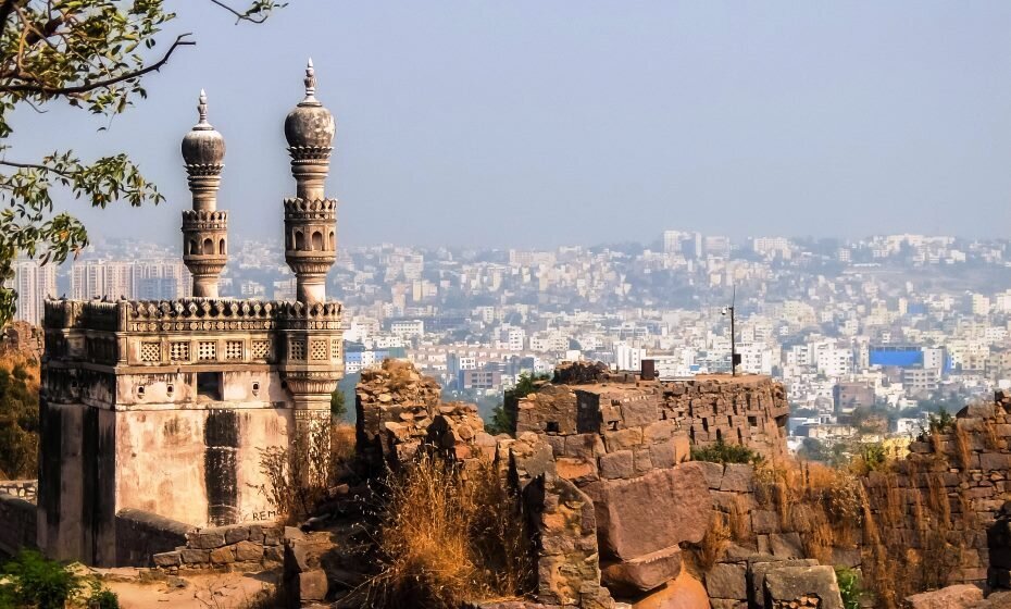 View from Golkonda Fort, Hyderabad