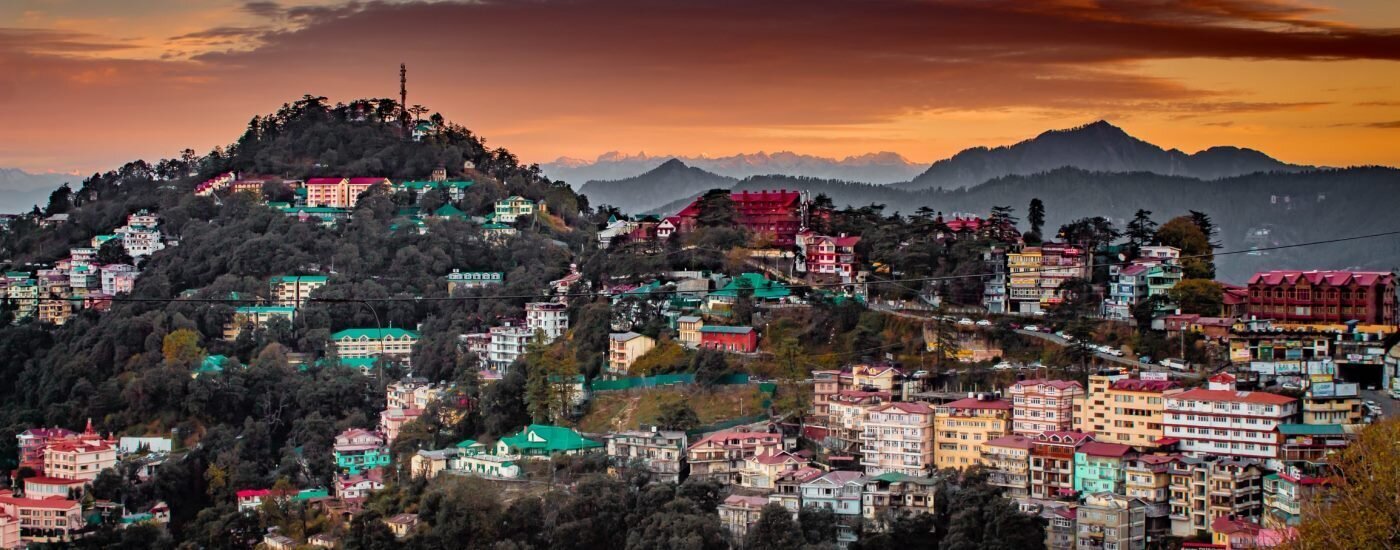 Golden Temple and Himalayan Foothills Tour - Shimla at sunset