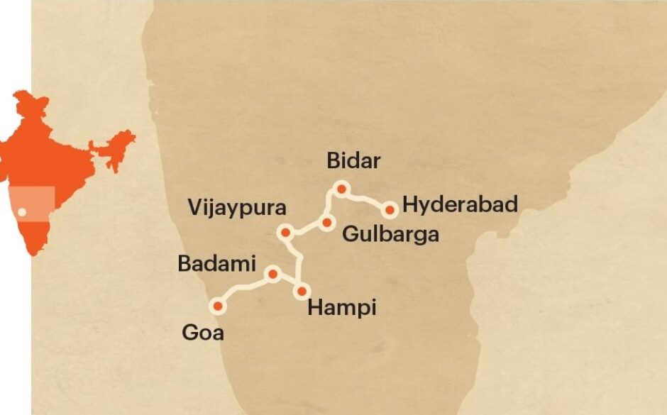 Hampi, Deccan Plateau and Goa Tour