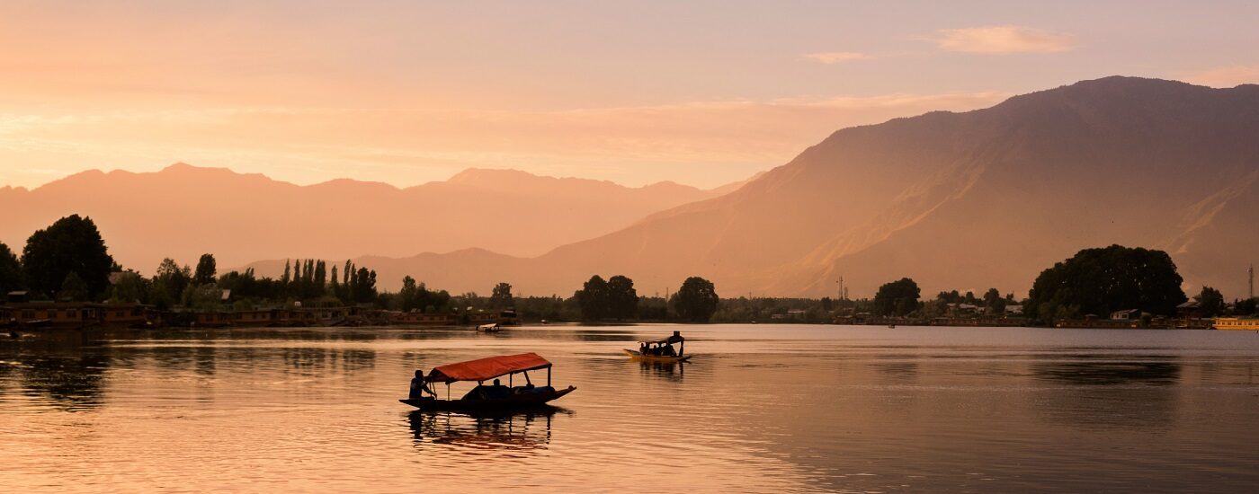 Houseboats on Dal Lake, Srinagar, Jammu and Kashmir