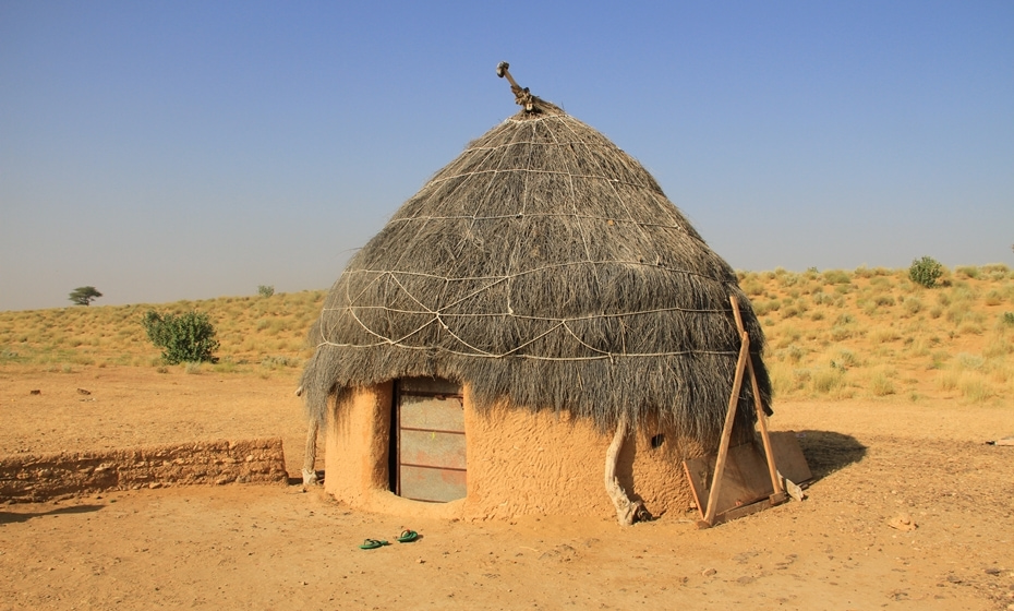 Hut at Thar Desert, Rajasthan