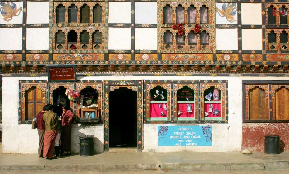 Thimphu Street Scene, Bhutan-