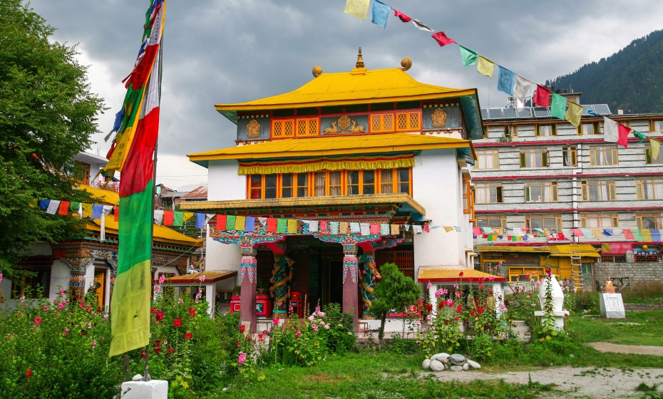 Tibetan Monastery, Manali Town, Himachal Pradesh