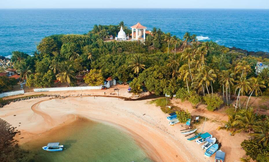 Unawatuna Beach, near Galle, Sri Lanka